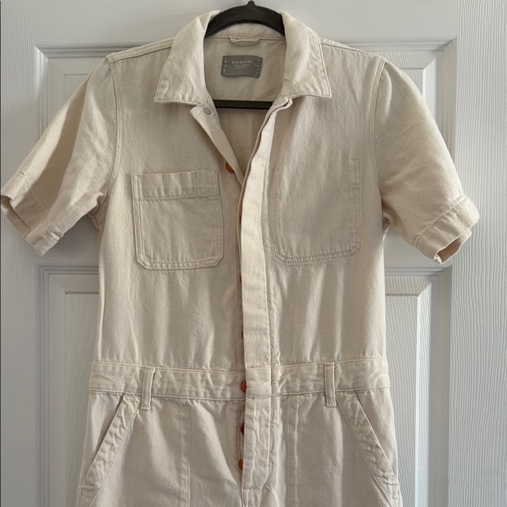 Everlane Button-Up Jumpsuit